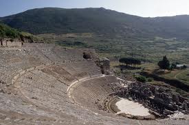 The first civilization to build amphitheatres were the ancient Greeks