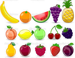 Fruits: apple - strawberry - lemon - banana - peach - grapes - pineapple - cherry - pear - orange - plum - watermelon